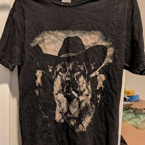 Colortone Women's Black and Grey T-shirt